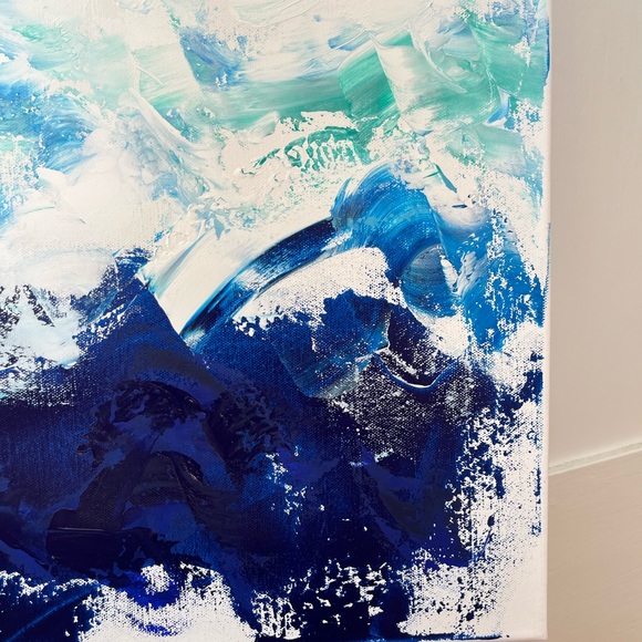 Original acrylic piece - titled Crashing Down - Picture 5 of 10